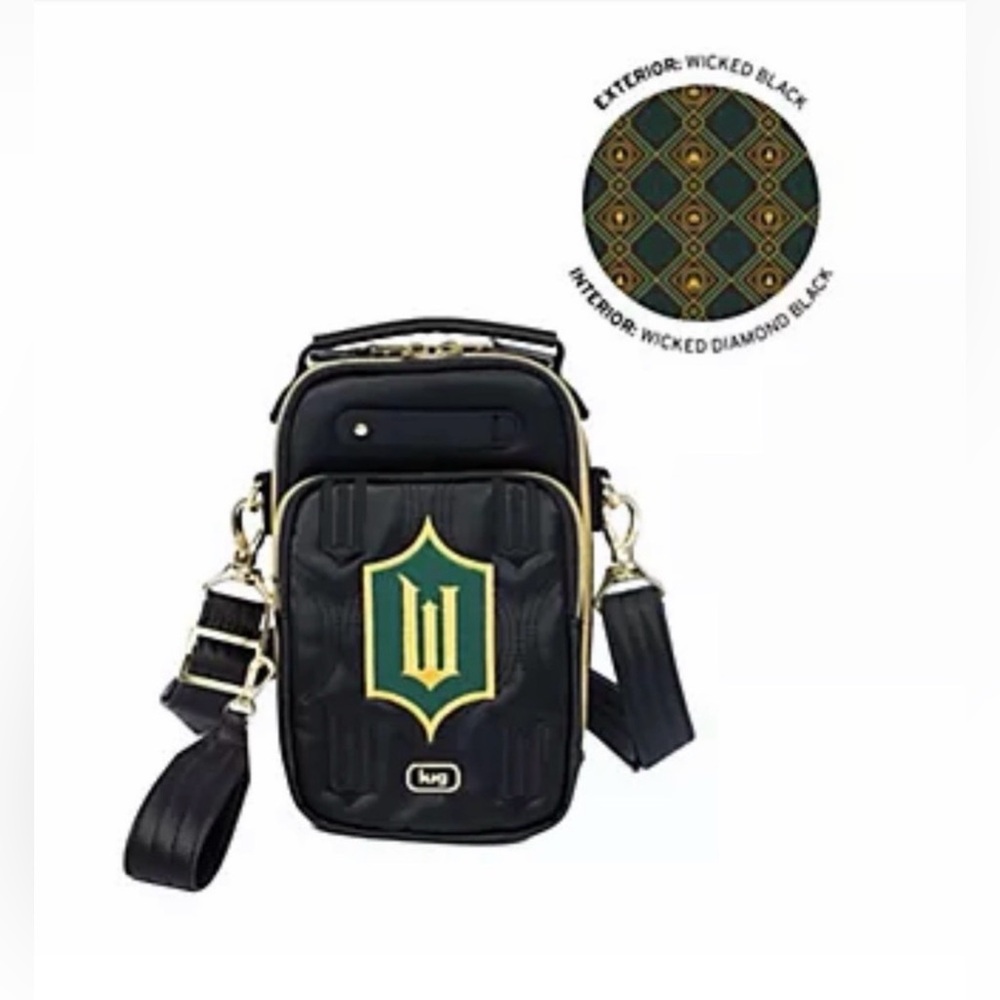 Wicked x Lug Skeeter MiniBridge SE Satin Luxe VL Convertible Crossbody Bag NWT